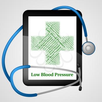 Low Blood Pressure Showing Ill Health And Infection