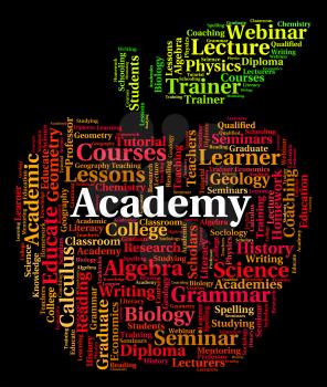 Academy Word Meaning College Schools And Text