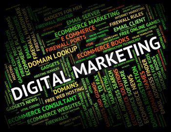 Digital Marketing Meaning High Tec And Electronic
