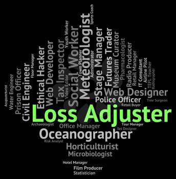 Loss Adjuster Meaning Text Debts And Words
