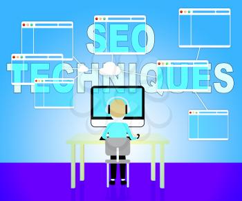 Seo Techniques Showing Internet Search Engines Strategy