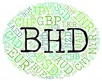 Bhd Currency Indicating Exchange Rate And Text