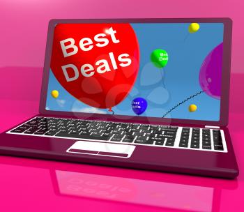 Best Deals Balloons On Computer Represents Discounts Online