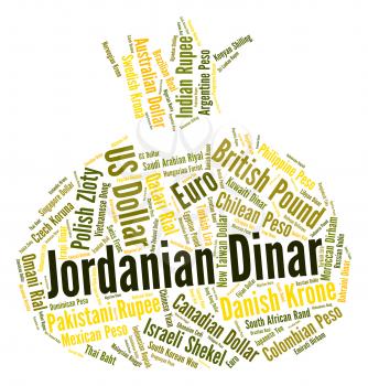 Jordanian Dinar Indicating Foreign Exchange And Market 