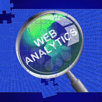Web Analytics Representing Websites Info And Collection
