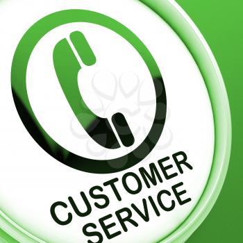Customer Service  Button Meaning Call For Help
