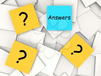 Questions Answers Post-It Notes Meaning Inquiries And Solutions