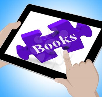 Books Tablet Meaning E-Book Or Reading App