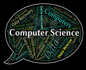 Computer Science Indicating Word Communication And Online