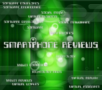 Smartphone Reviews Indicating Reviewed Critic And Assess