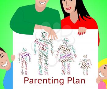 Parenting Plan Meaning Mother And Baby And Mother And Child