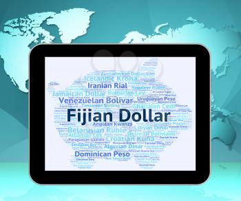 Fijian Dollar Representing Foreign Exchange And Banknotes