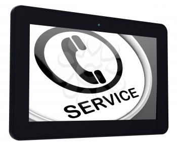  Service  Tablet Meaning Call For Customer Help