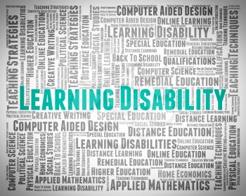 Learning Disability Words Meaning Special Needs And Gifted