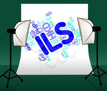 Ils Currency Representing Forex Trading And Fx
