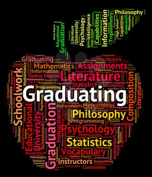 Graduating Word Meaning Text Graduation And College