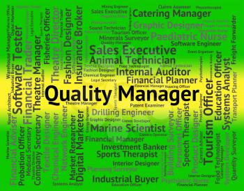 Quality Manager Meaning Management Certified And Managers