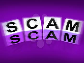 Scam Displaying Fraud Scheme to Rip-off or Deceive