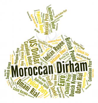 Moroccan Dirham Representing Foreign Exchange And Currencies 