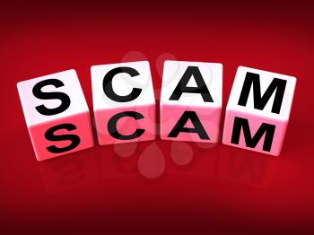 Scam Meaning Fraud Scheme to Rip-off or Deceive