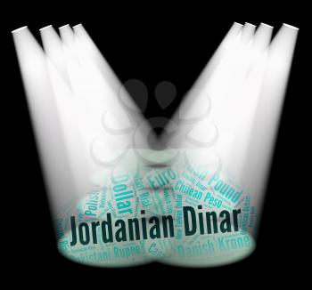 Jordanian Dinar Representing Foreign Currency And Fx 
