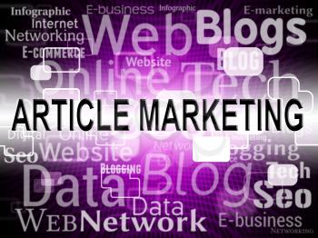 Article Marketing Representing Web Site And Internet