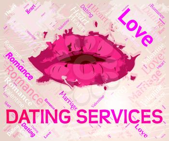 Dating Services Meaning Website Internet And Network