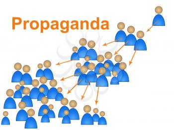 Propaganda Influence Showing Control Authority And Manipulate