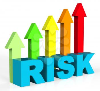 Increase Risk Indicating Financial Gain And Progress