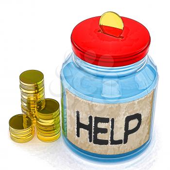 Help Jar Meaning Finance Aid Or Assistance
