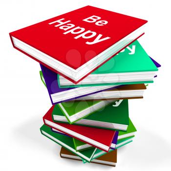 Be Happy Notebook Meaning Advice on Being Happier or Merry
