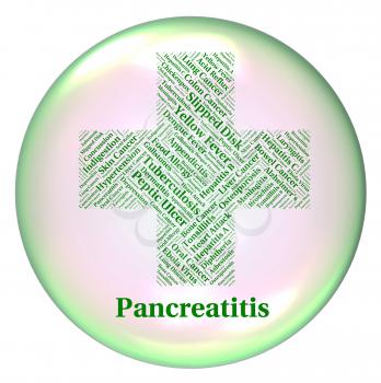 Pancreatitis Illness Indicating Poor Health And Infection