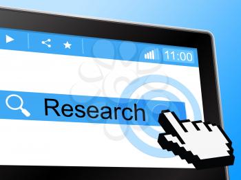 Online Research Representing World Wide Web And Website