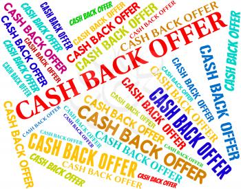 Cash Back Offer Indicating Partial Refund And Rebating
