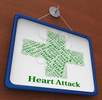 Heart Attack Representing Acute Myocardial Infarction And Cardiac Arrest