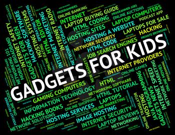 Gadgets For Kids Showing Mod Con And Children