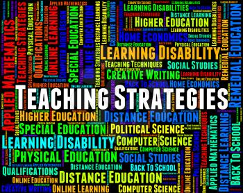 Teaching Strategies Indicating Give Lessons And Vision