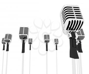 Microphones Speeches Showing Mic Music Performance Or Performing