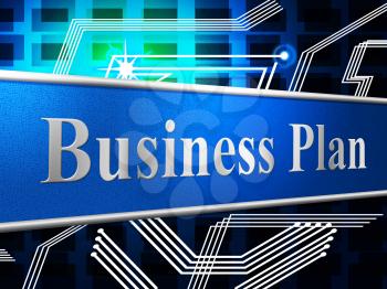 Plan Business Representing Plans Project And Proposition