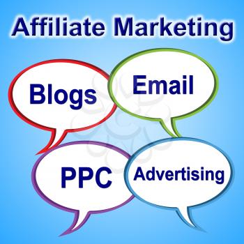 Affiliate Marketing Showing Join Forces And Associate