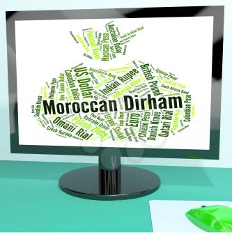 Moroccan Dirham Representing Foreign Exchange And Currencies 