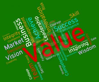 Value Words Showing Quality Control And Valued 