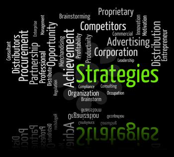 Strategies Word Representing Innovation Tactics And Tactic