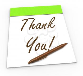 Thank You Notepad Meaning Gratitude And Appreciation