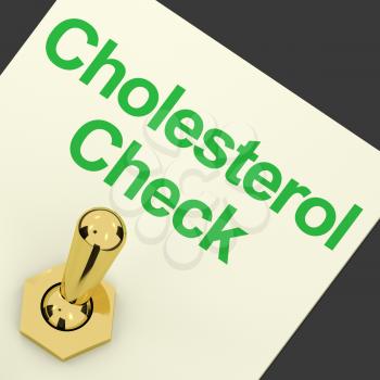Cholesterol Check Switch On As Check For Hdl Level