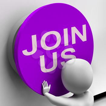 Join Us Button Meaning Register Volunteer Or Sign Up