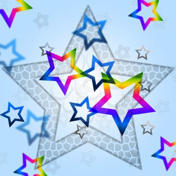Blue Stars Background Meaning Heavenly Body And Shining
