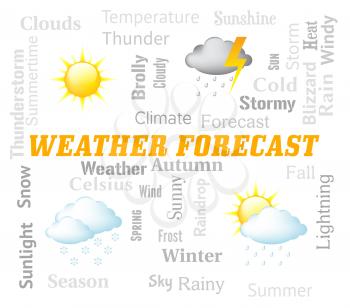 Weather Forecast Meaning Meteorological Conditions And Climate