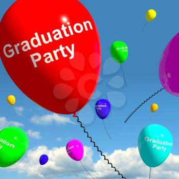 Graduation Balloons Shows School College Or University Graduation