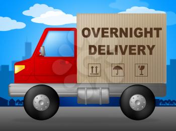 Overnight Delivery Meaning Postage Parcel And Delivering